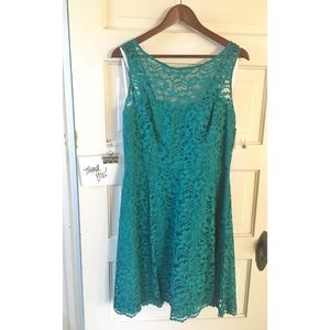 Short lace bridesmaids dress - David’s bridal